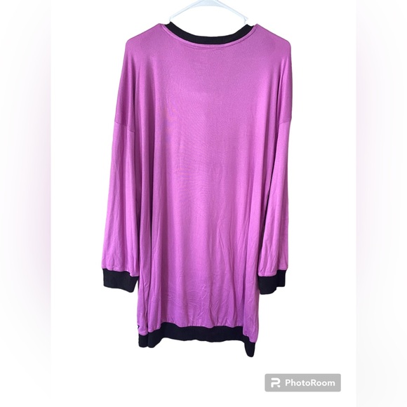 NWT Disney nightmare before Christmas sleep shirt size x large purple & black - Picture 2 of 6